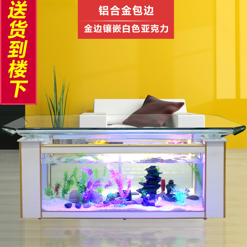 Live Fish Aquarium - 西豪 エココーヒーテーブル水槽 アクアリウム ガラス製 長方形 大型