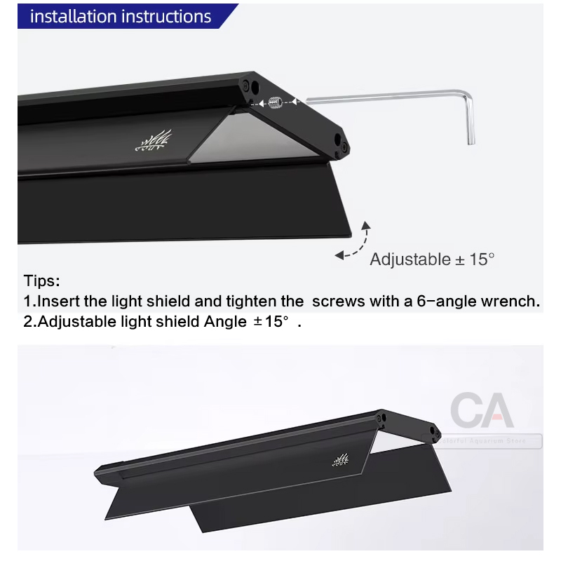 WEEK AQUA水槽ランプアクセサリー S M Vシリーズ - Aquarium Fish Lamp のレビューと価格