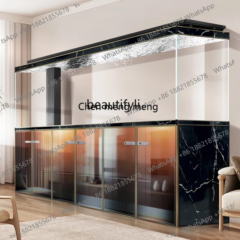 A182高級リビングルーム水槽、キャビネット一体型底面フィル - Live Fish Aquarium のレビューと価格