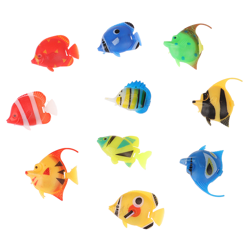 10個入り水槽用人工浮遊魚ペット装飾オーナメント - Aquarium Fish Games のレビューと価格