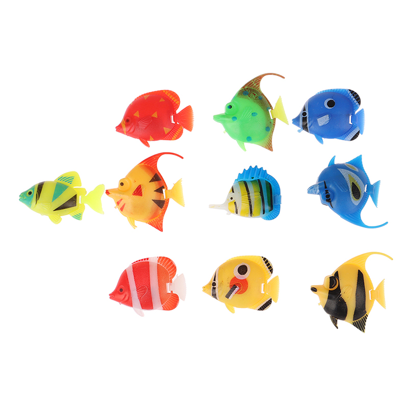 10個入り水槽用人工浮遊魚ペット装飾オーナメント - Aquarium Fish Games のレビューと価格