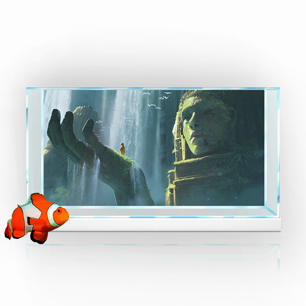 水槽の背景ステッカー,滝の識別のためのインドムギス,ポルトガ - Aquarium Fish Wallpaper Hd のレビューと価格