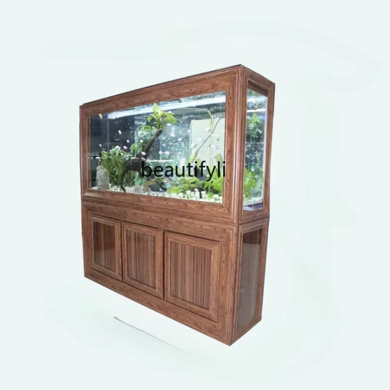 中国製水槽 大型リビングルーム水槽 生態系変化 水仕切りスク - Live Fish Aquarium のレビューと価格