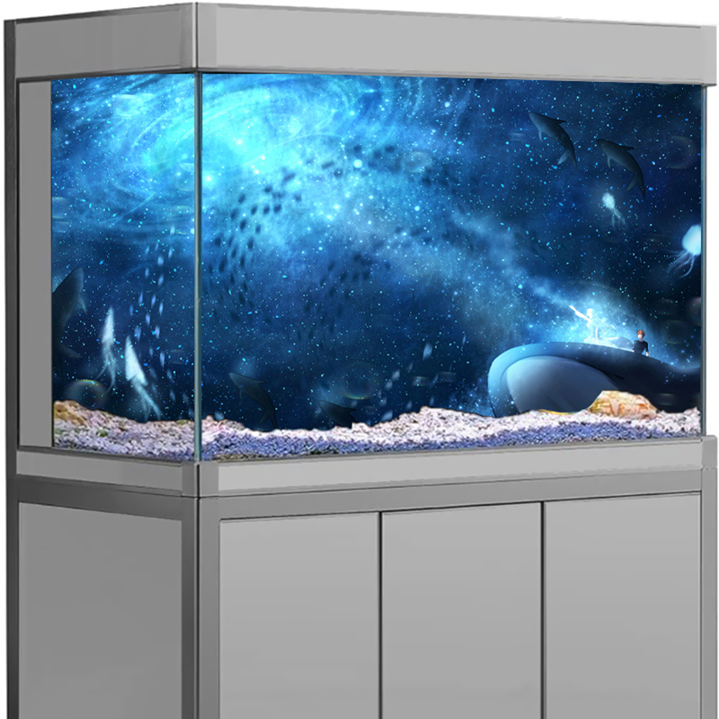 銀河星空 PVC 水槽背景ステッカー HD 防水水槽装飾ポス - Aquarium Fish Wallpaper Hd のレビューと価格