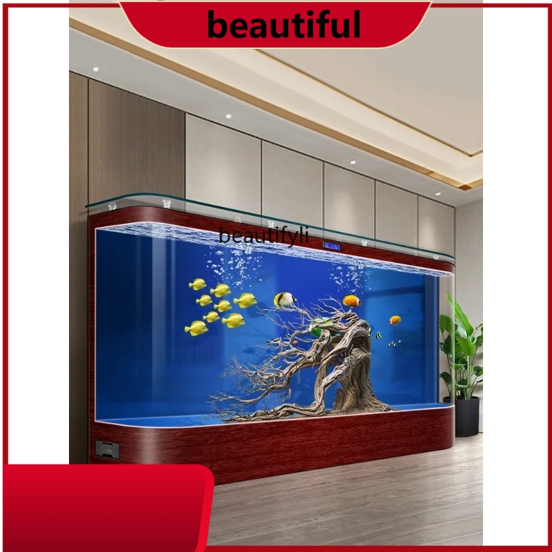 床から天井までのエコ水槽 リビングルーム 大型 水なし スマ - Live Fish Aquarium のレビューと価格
