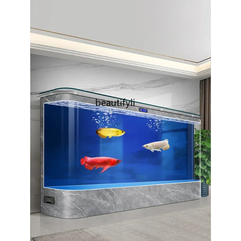 床から天井までのエコ水槽 リビングルーム 大型 水なし スマ - Live Fish Aquarium のレビューと価格