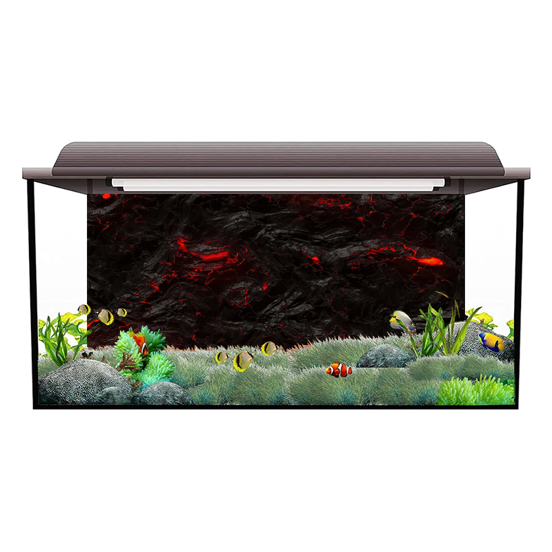 溶岩石水族館背景ステッカー壁 HD 絵画壁紙水槽背景装飾 P - Aquarium Fish Wallpaper Hd のレビューと価格
