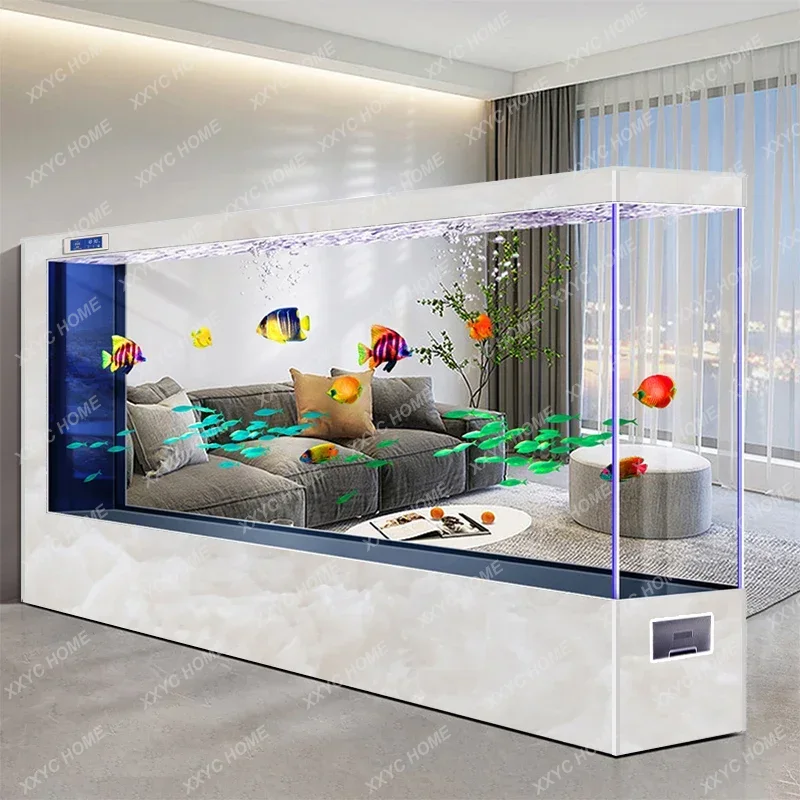 超大型床から天井までの水槽、リビングルーム、会社、ホテル用巨 - Live Fish Aquarium のレビューと価格