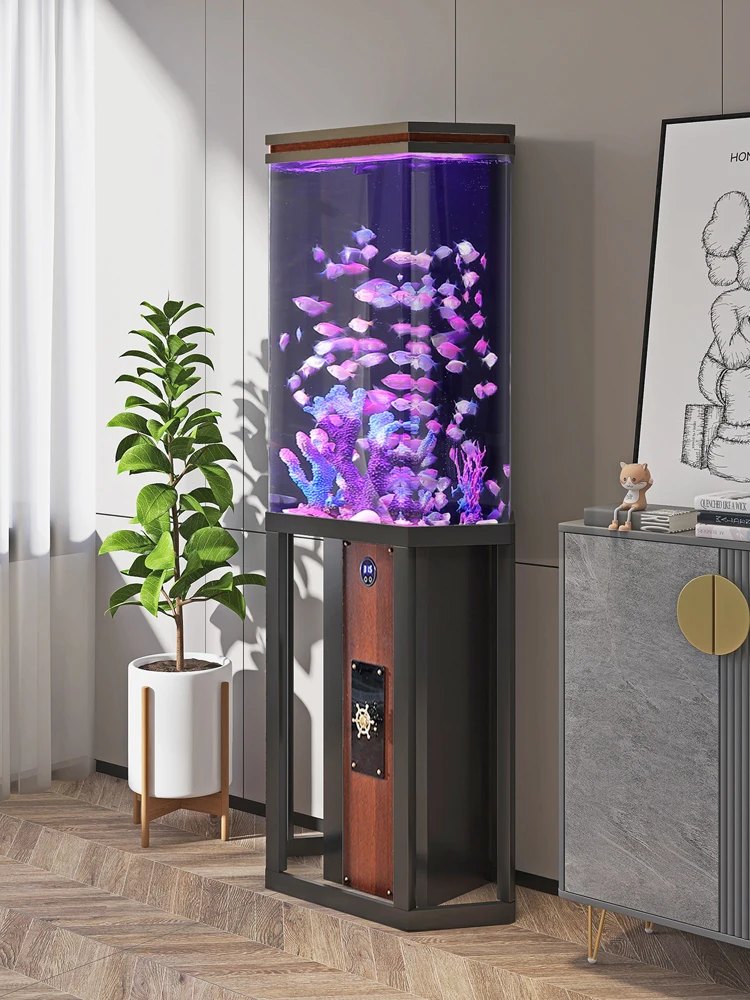 リビングルームの水槽 小型魚用球形水槽 - Live Fish Aquarium のレビューと価格