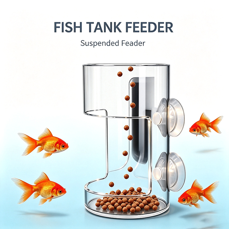 滑り止め加工のオウム、魚、カメ用の水槽フィッシュフードフロー - Aquarium Fish Parrot のレビューと価格