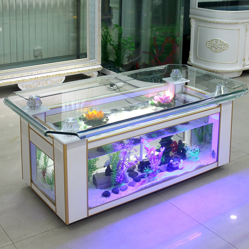 西豪 エココーヒーテーブル水槽 アクアリウム ガラス製 長方 - Live Fish Aquarium のレビューと価格