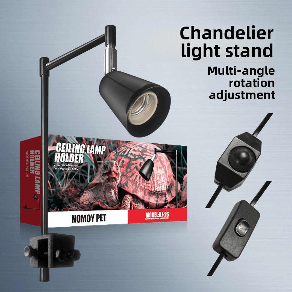 NOMOY 爬虫類ランプスタンド 調節可能なクランプ付き - - Aquarium Fish Lamp のレビューと価格