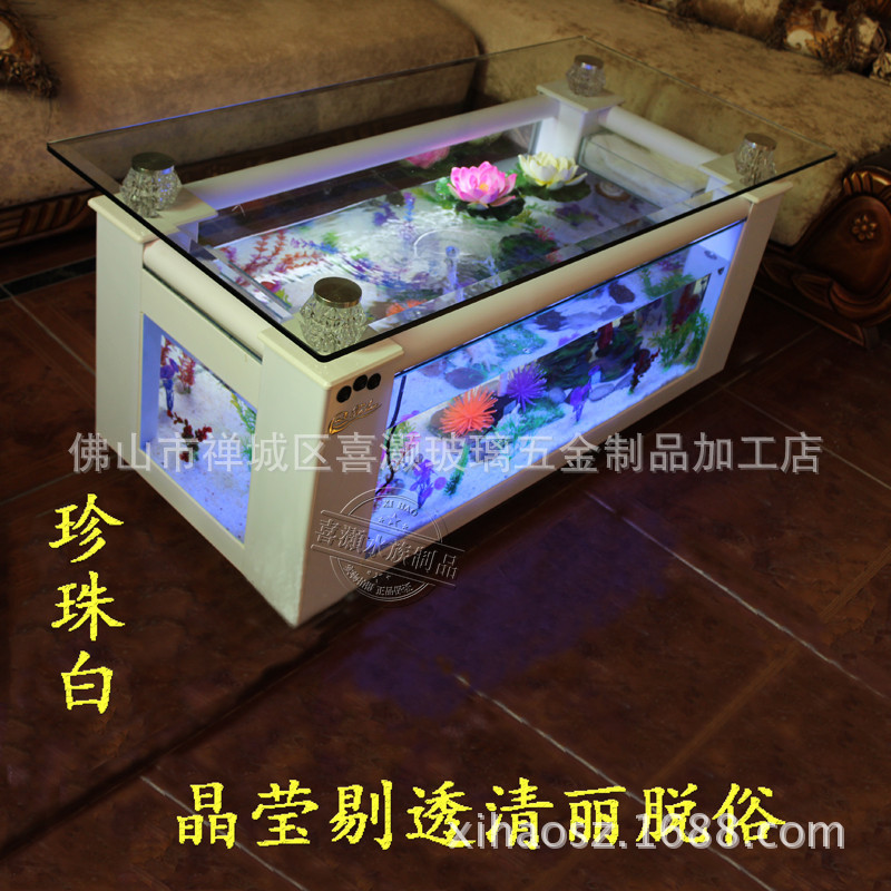 ソファコーヒーテーブルエコロジカル水槽アクアリウムリビングル - Live Fish Aquarium のレビューと価格
