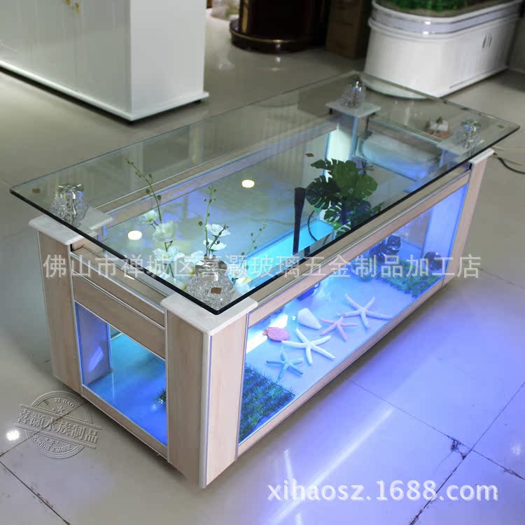 ソファコーヒーテーブルエコロジカル水槽アクアリウムリビングル - Live Fish Aquarium のレビューと価格