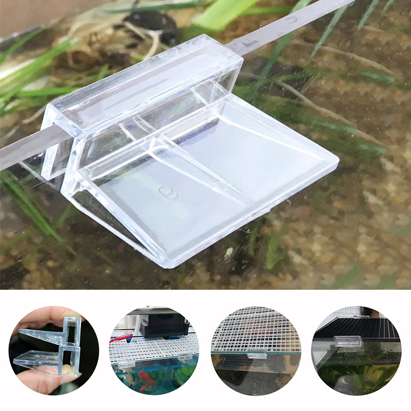 水槽アクリルクリップ、水族館蓋カバーブラケットホルダー棚ラン - Aquarium Fish Lamp のレビューと価格