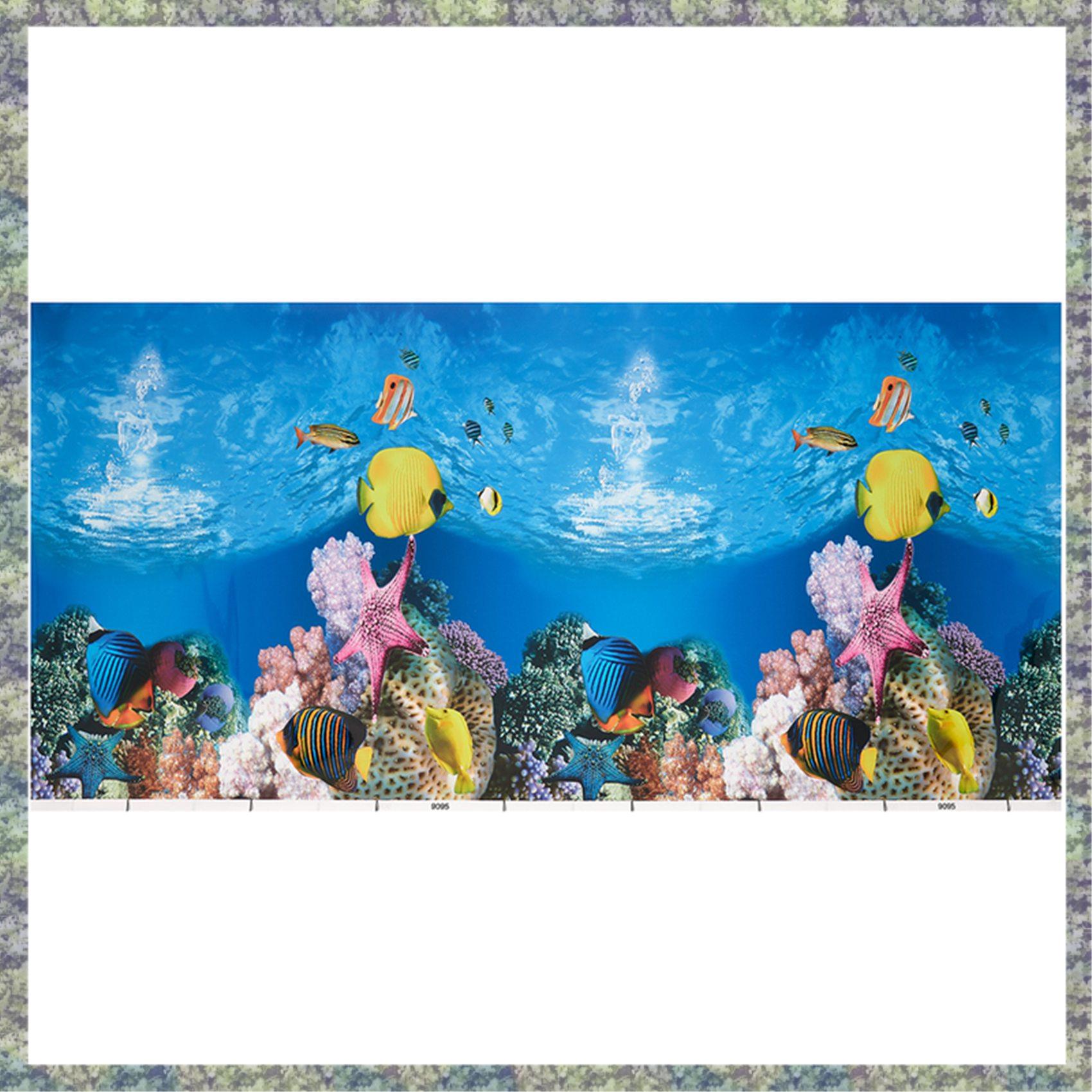 WON 水族館の背景紙 HD 画像 7D 立体水槽壁紙背景絵 - Aquarium Fish Wallpaper Hd のレビューと価格