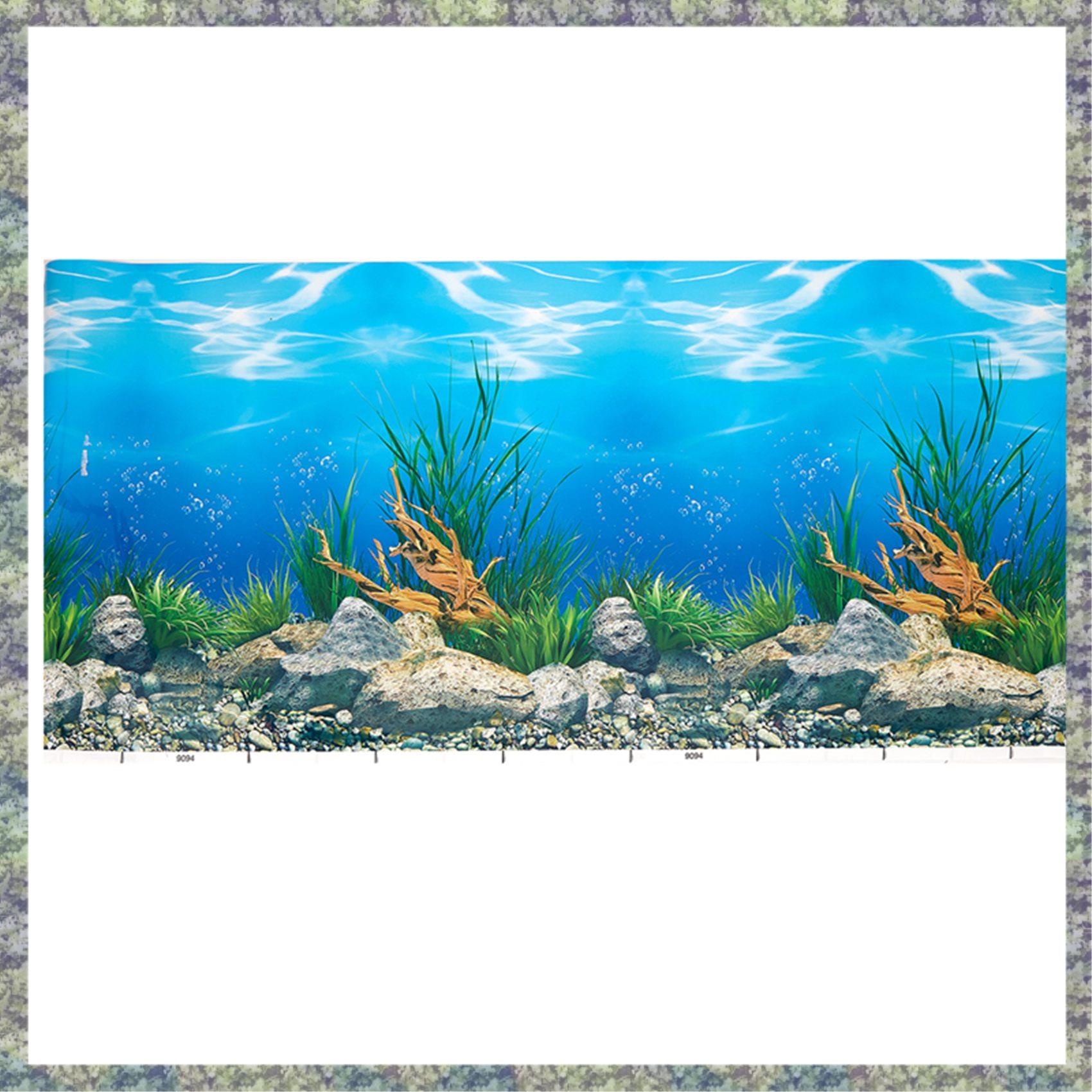 WON 水族館の背景紙 HD 画像 7D 立体水槽壁紙背景絵 - Aquarium Fish Wallpaper Hd のレビューと価格