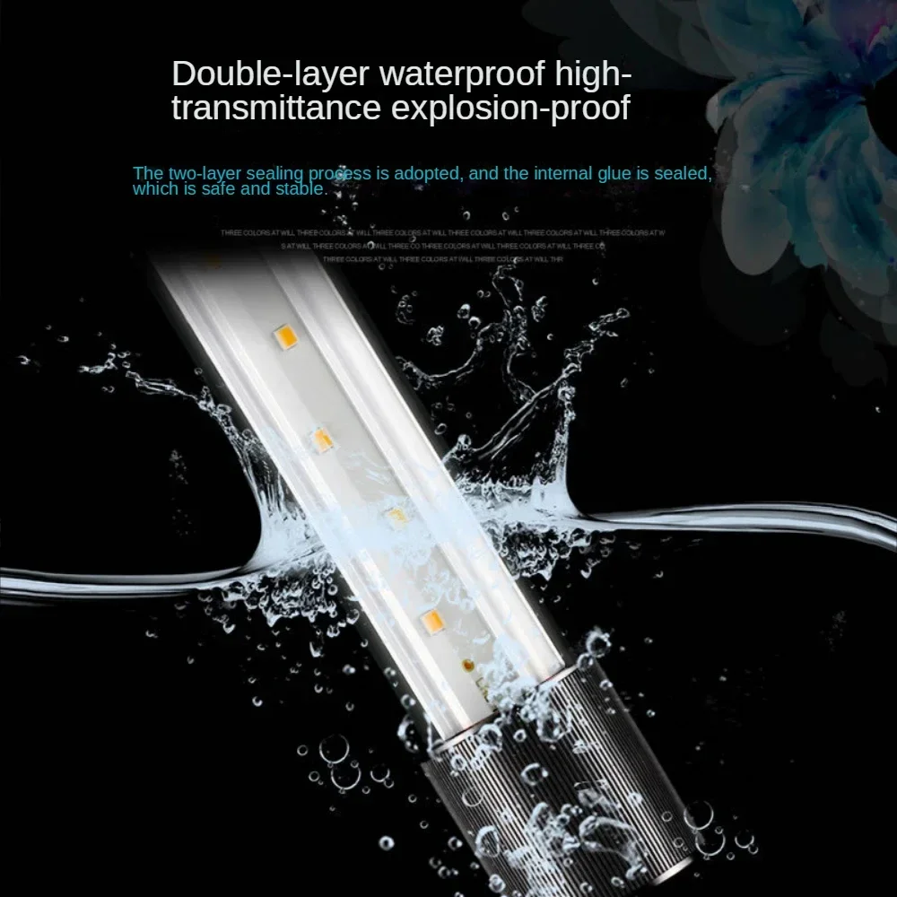 アロワナランプ、LEDガラス水族館風景ランプ、オウム魚、熱帯 - Aquarium Fish Parrot のレビューと価格